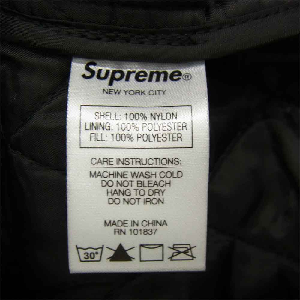 Supreme シュプリーム 20AW Chains Quilted Jacket チェーン キルト ジャケット ブラック系 柄 M【中古】