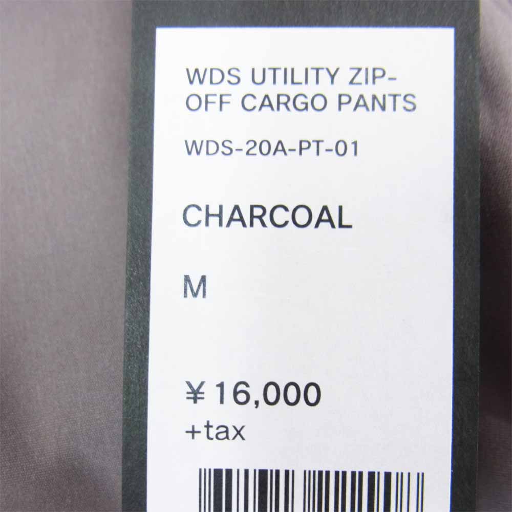 ウィンダンシー 20AW WDS-20A-PT-01 WDS UTILITY ZIP-OFF CARGO PANTS ユーティリティー カーゴ パンツ グレー系 M【新古品】【未使用】【中古】