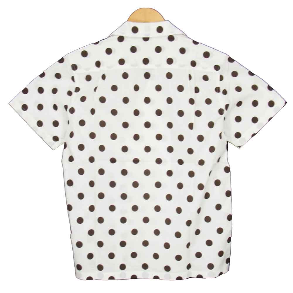 WACKO MARIA ワコマリア 17SS 17SS-WMS-HI21 HAWAIAN SHIRTS ハワイアン ドット アロハシャツ ベージュ系 M【新古品】【未使用】【中古】