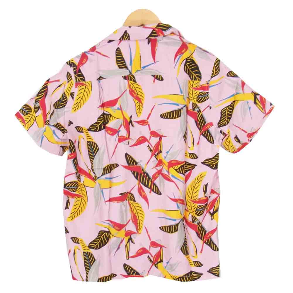 WACKO MARIA ワコマリア 19SS 19SS-WMS-HI14 HAWAIAN SHIRTS ハワイアン アロハシャツ ピンク系 S【新古品】【未使用】【中古】