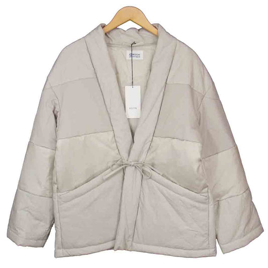 クオン 2002-JK1114 Dotera Jacket 褞袍 ドテラ ジャケット グレー系 M【新古品】【未使用】【中古】