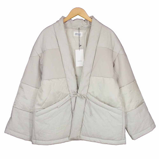 クオン 2002-JK1114 Dotera Jacket 褞袍 ドテラ ジャケット グレー系 L【新古品】【未使用】【中古】