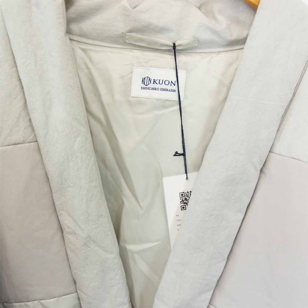 クオン 2002-JK1114 Dotera Jacket 褞袍 ドテラ ジャケット グレー系 L【新古品】【未使用】【中古】