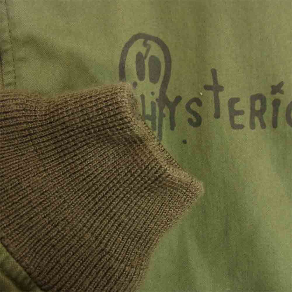 HYSTERIC GLAMOUR ヒステリックグラマー 02173AB26 ミリタリー MA-1 ジャケット カーキ系 M【中古】