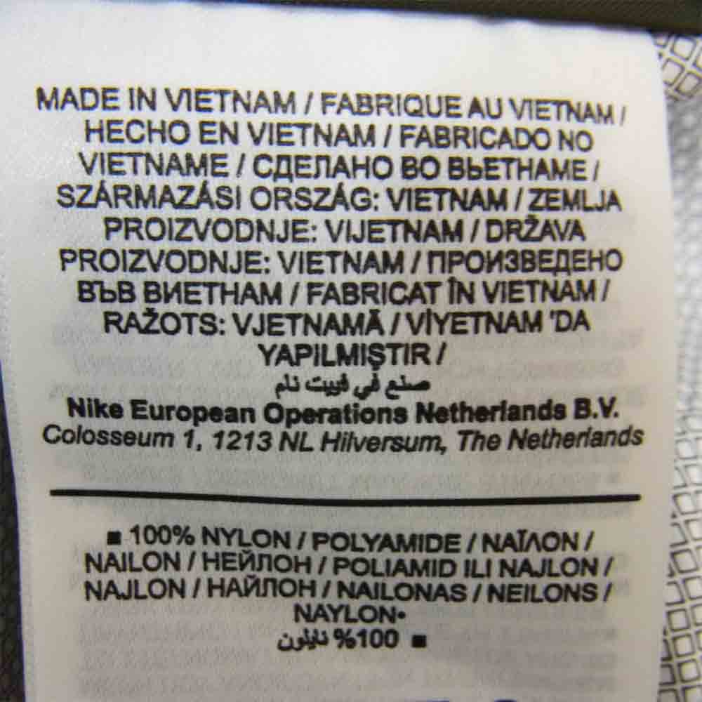 NIKE ナイキ ACG Fuji Allover Print Poncho プリント ハーフジップ ポンチョ ジャケット カーキ系 XS【中古】