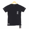 CHROME HEARTS クロムハーツ（原本無） 国内正規品 スクロール ラベル プリント ポケット Tシャツ ブラック系 S【中古】