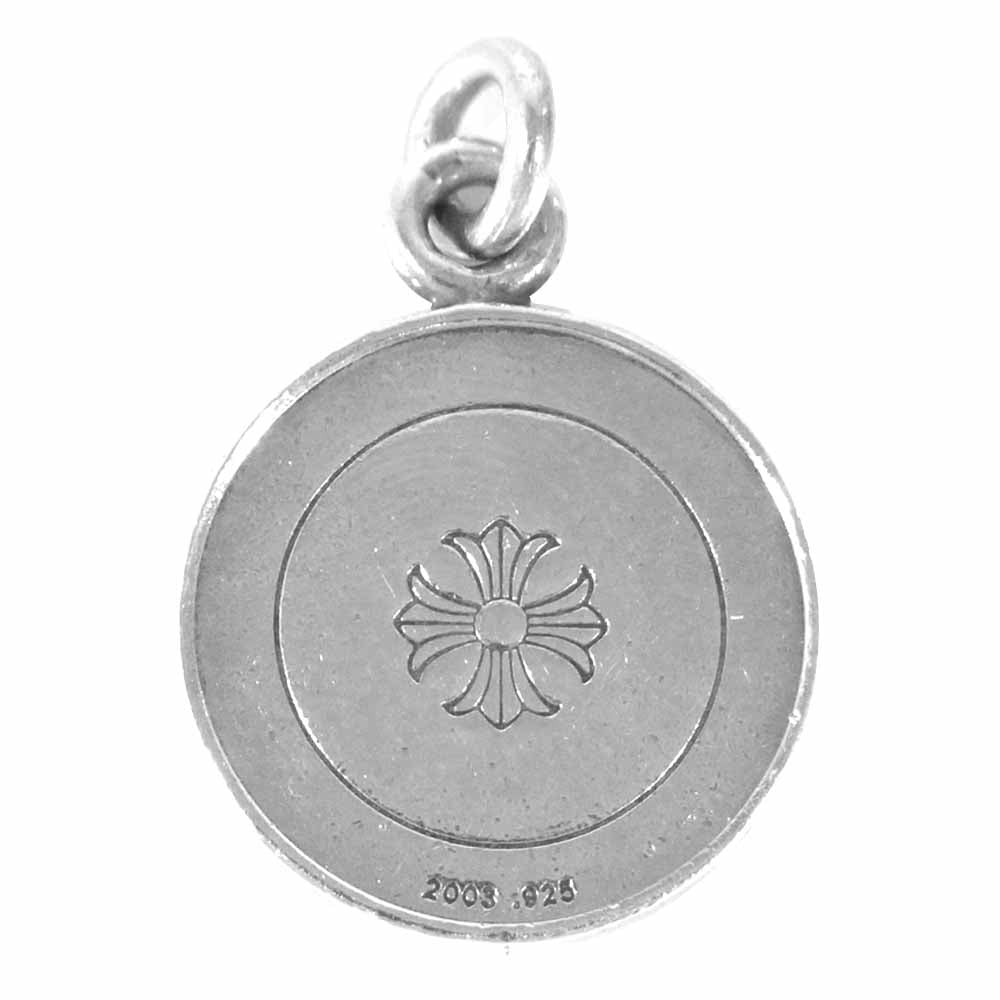 CHROME HEARTS クロムハーツ（原本無） エンジェル メダル チャーム ペンダントトップ シルバー925 シルバー系【中古】