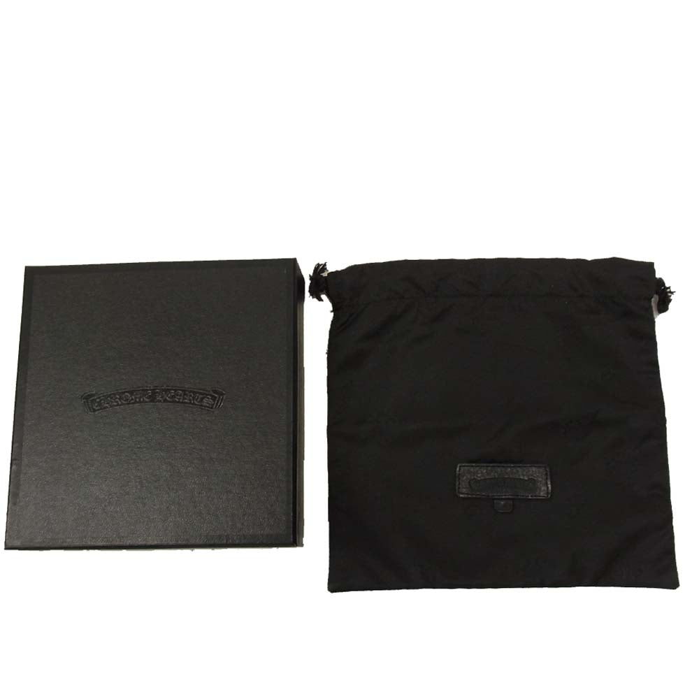 CHROME HEARTS クロムハーツ（原本無） 海外インボイス付属 クラシック オーバル バックル レザー ベルト ブラック系【中古】