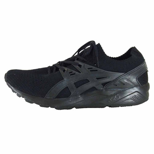 asics アシックス GEL KAYANO ゲル カヤノ TRAINER KNIT TQ705N スニーカー 29cm ブラック系 US11【中古】