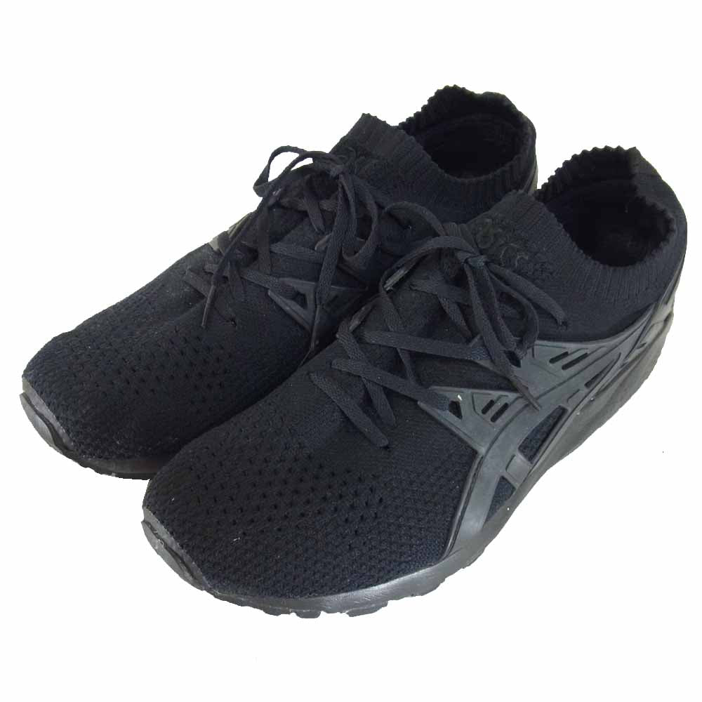asics アシックス GEL KAYANO ゲル カヤノ TRAINER KNIT TQ705N スニーカー 29cm ブラック系 US11【中古】