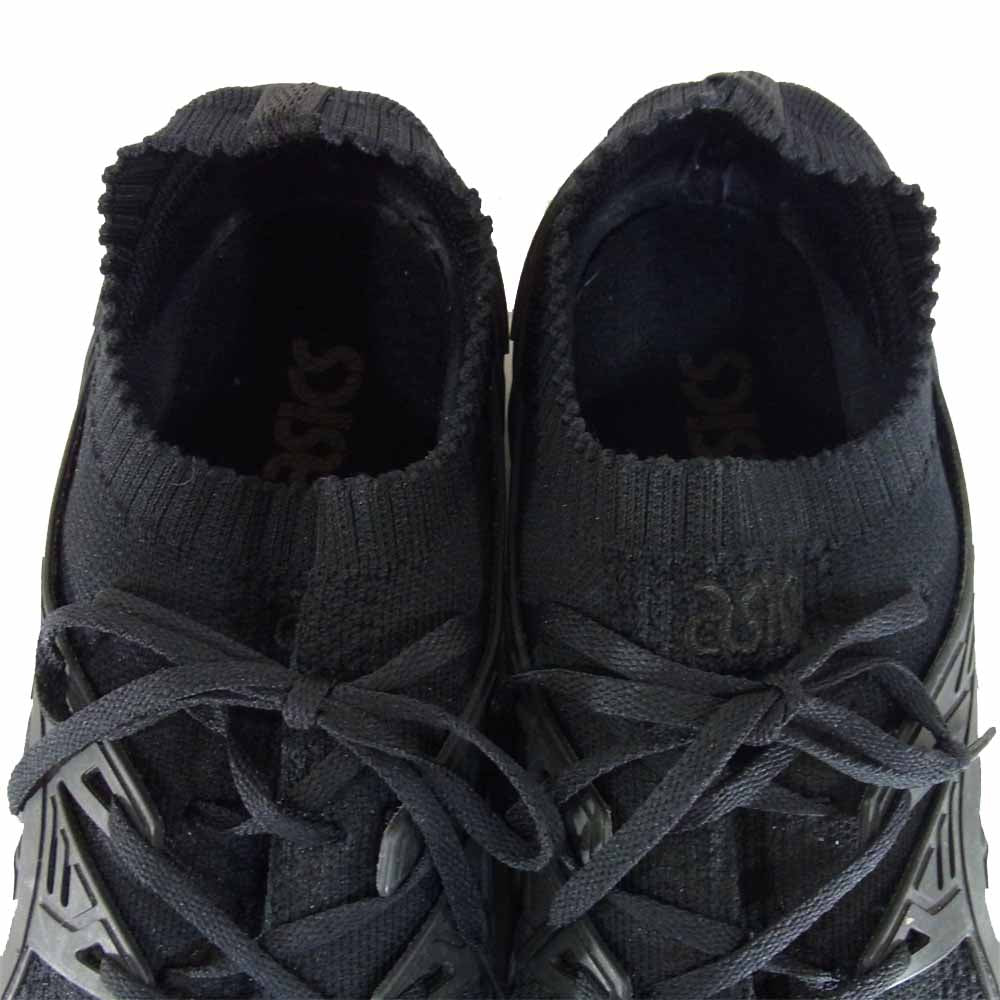 asics アシックス GEL KAYANO ゲル カヤノ TRAINER KNIT TQ705N スニーカー 29cm ブラック系 US11【中古】