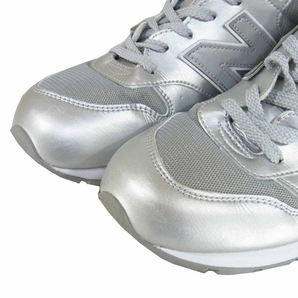 NEW BALANCE ニューバランス MRL996UA B&T ユナイテッドアローズ スニーカー シルバー系 US11【中古】