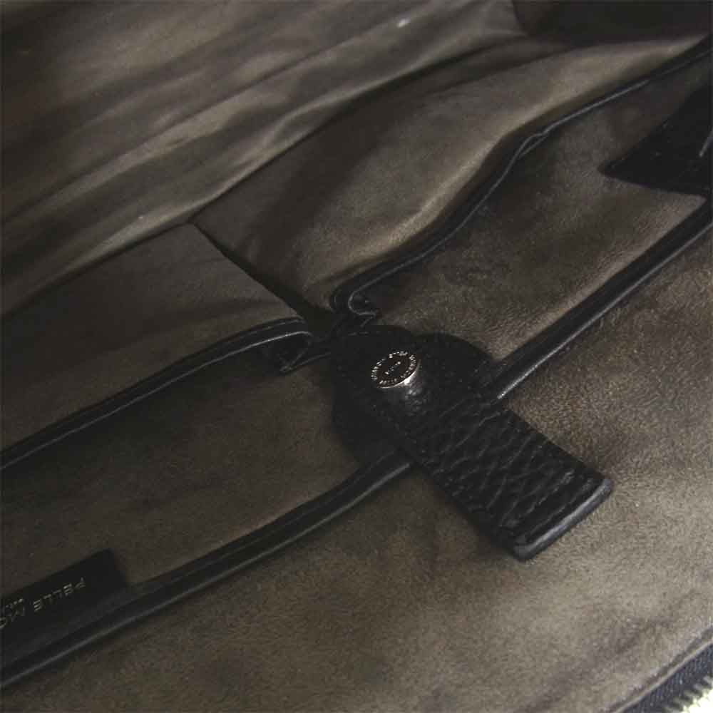 PELLE MORBIDA ペッレモルビダ PMO-HMB002 Maiden Voyage ブリーフ ケース ビジネス バッグ ブラック系【美品】【中古】