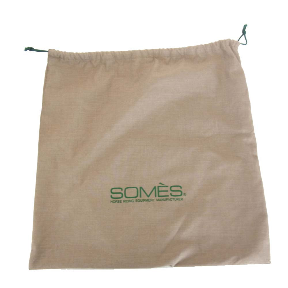 ソメスサドル 未使用 ルヴァード レザー クラッチ バッグ ブラック系【極上美品】【中古】