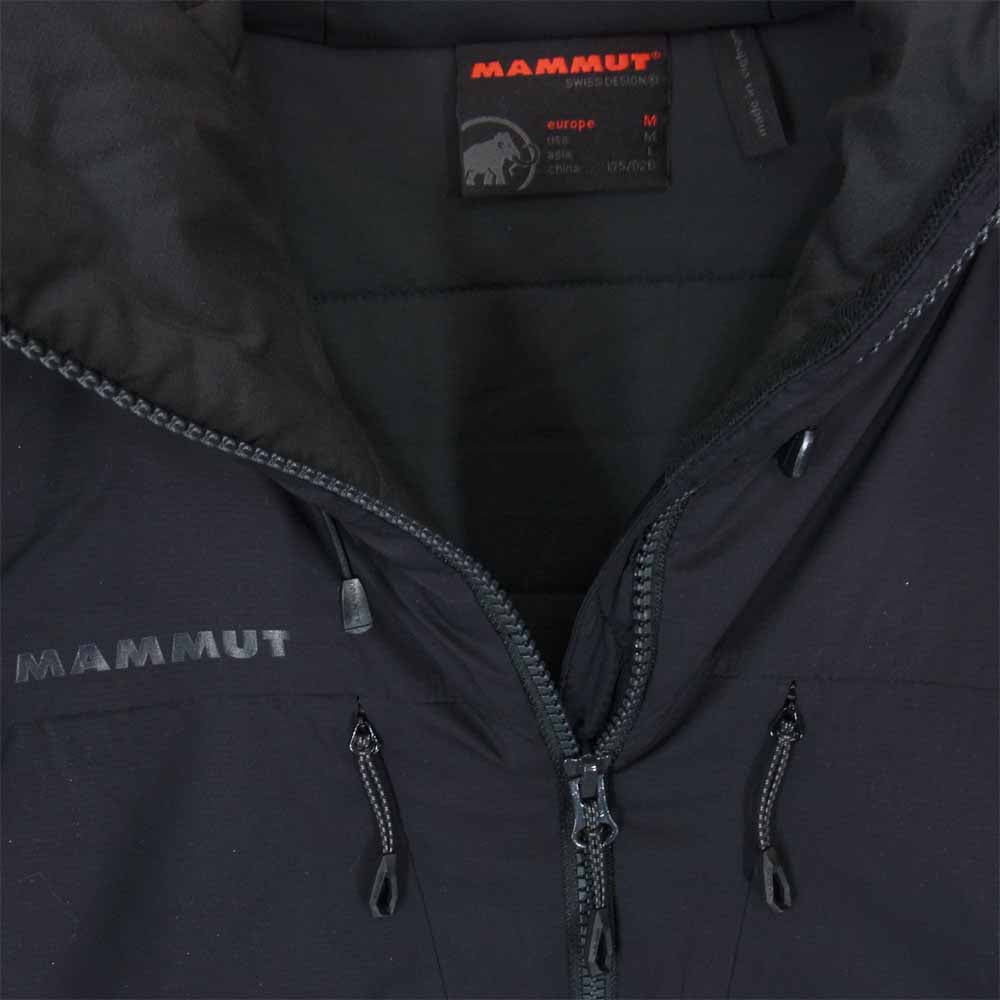 Mammut マムート 1013-00750 Rime IN Flex Hooded Jacket ライム フレックス  フーデット 中綿 ジャケット ブラック系 M【新古品】【未使用】【中古】