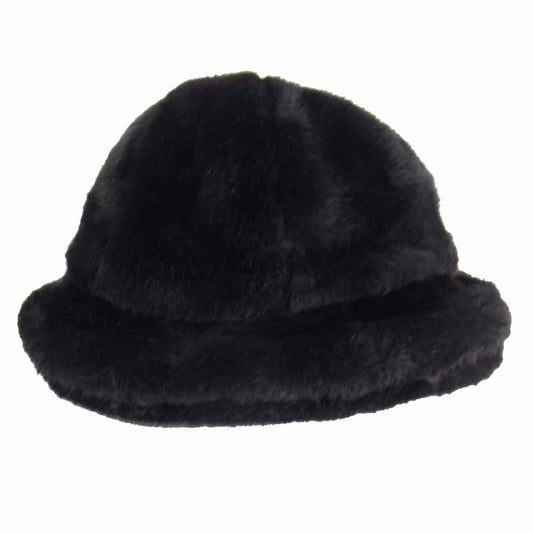 キジマタカユキ 182926 Eco Fur 6panel Hat フェイクファー ハット ブラック系 3【美品】【中古】