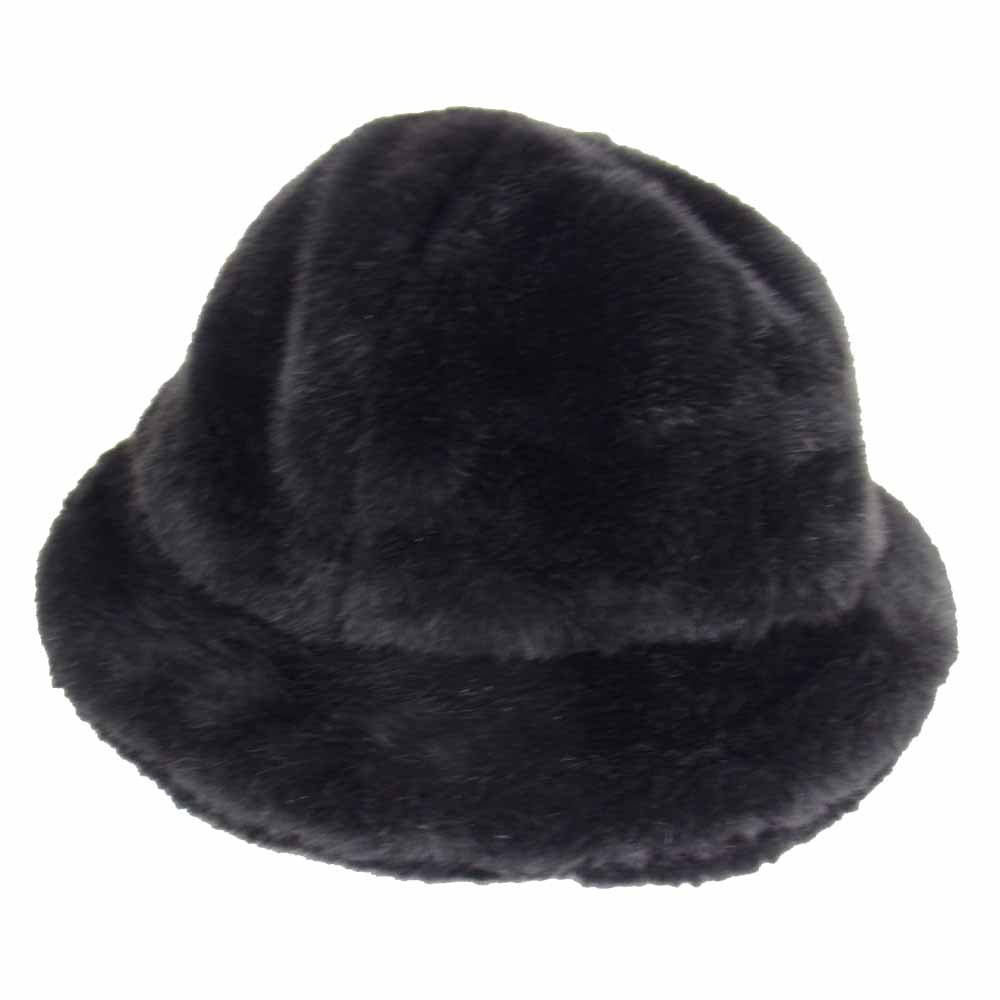 キジマタカユキ 182926 Eco Fur 6panel Hat フェイクファー ハット ブラック系 3【美品】【中古】