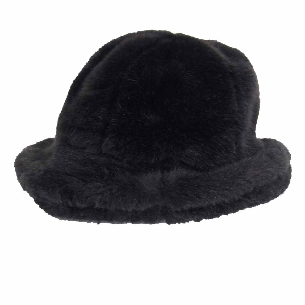 キジマタカユキ 182926 Eco Fur 6panel Hat フェイクファー ハット ブラック系 3【美品】【中古】
