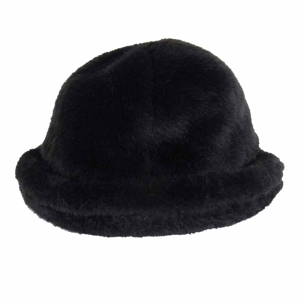 キジマタカユキ 182926 Eco Fur 6panel Hat フェイクファー ハット ブラック系 3【美品】【中古】