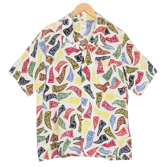 VISVIM ビズビム 19SS 0119105011024 FREE EDGE SHIRT S/S PENNANTS  マルチカラー系 5【美品】【中古】