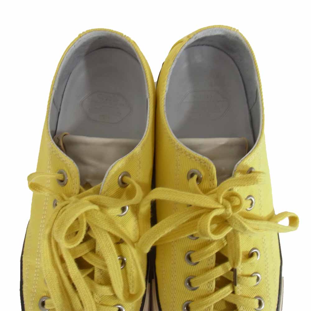 VISVIM ビズビム 19SS 0119101001003 SKAGWAY LO PATTEN スニーカー イエロー系 US11【美品】【中古】
