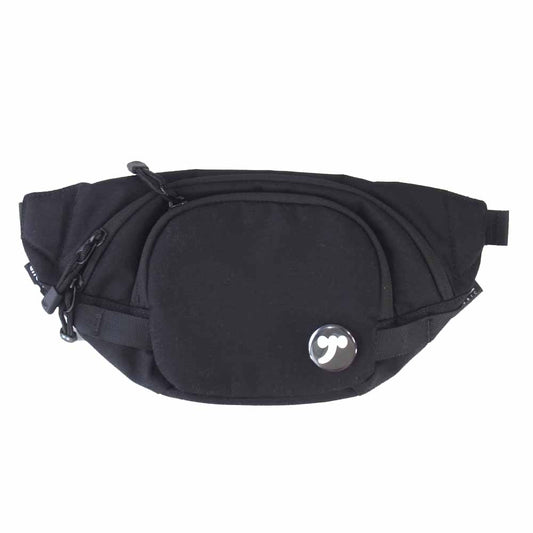 HYSTERIC GLAMOUR ヒステリックグラマー 0219QB09 CORDURA コーデュラ 缶バッジ ウエスト バッグ ブラック系【美品】【中古】