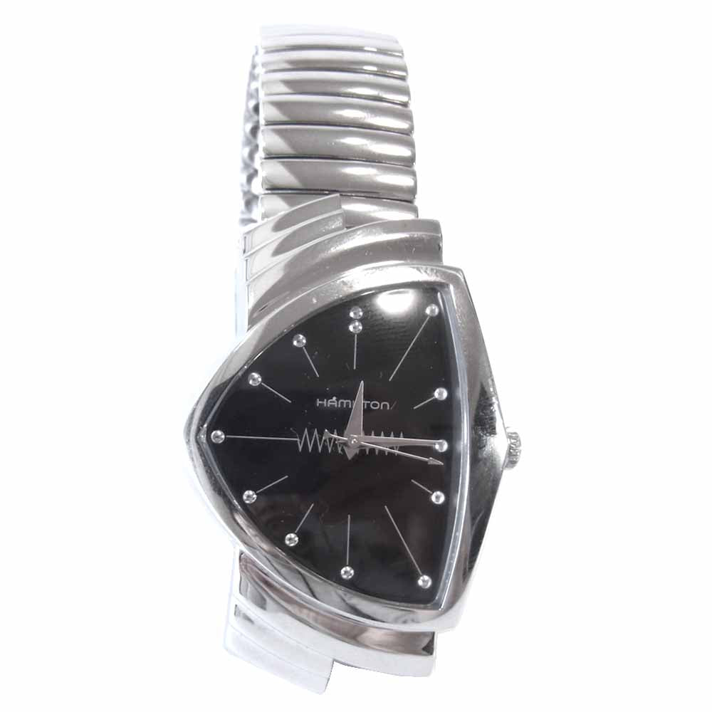 HAMILTON ハミルトン H24411232 Ventura Quartz ベンチュラ クォーツ 時計 シルバー系【中古】