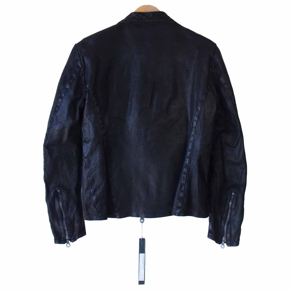 バックラッシュ 1254-01 イタリアン ダブルショルダー シングル ライダース ジャケット ブラック系 M【新古品】【未使用】【中古】