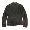 バックラッシュ T-004-BK THE LINE ザ ライン イタリアンカーフ 製品染め シングル ライダース ジャケット ブラック系 M【美品】【中古】