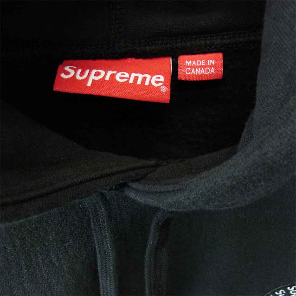 Supreme シュプリーム 20AW 納品書付 S Logo Hooded Sweatshirt ロゴ フーデッド スウェット シャツ パーカー ブラック系 L【美品】【中古】