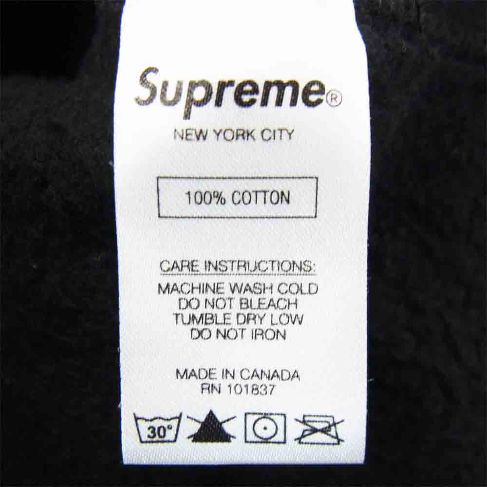Supreme シュプリーム 20AW 納品書付 S Logo Hooded Sweatshirt ロゴ フーデッド スウェット シャツ パーカー ブラック系 L【美品】【中古】