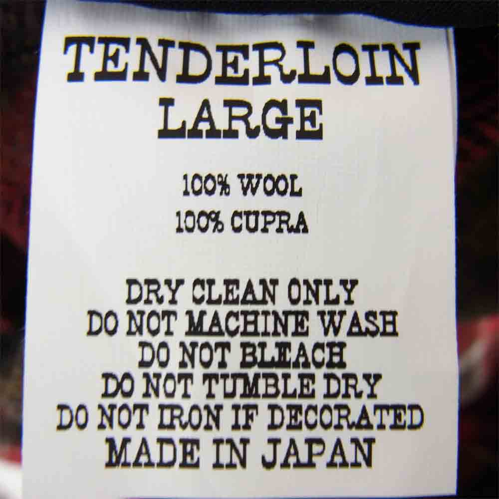 TENDERLOIN テンダーロイン 20AW WOOL SWING TOP ウール スウィング トップ レッド系 L【新古品】【未使用】【中古】