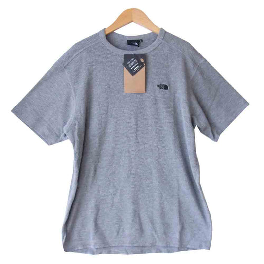 THE NORTH FACE ノースフェイス NT11942 S/S Honeycomb Crew ショートスリーブ ハニカム クルー Z ミックスグレー グレー系 L【新古品】【未使用】【中古】