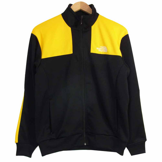 THE NORTH FACE ノースフェイス NT11950 Jersey Jacket ジャージ ジャケット 黒×黄 M【美品】【中古】