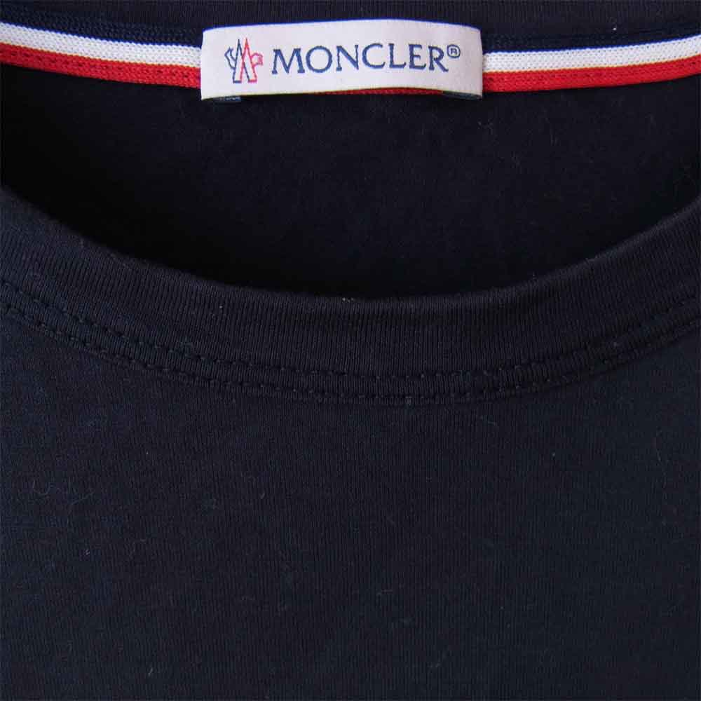 MONCLER モンクレール maglia t-shirt ポケット Tシャツ ダークネイビー系 M【中古】