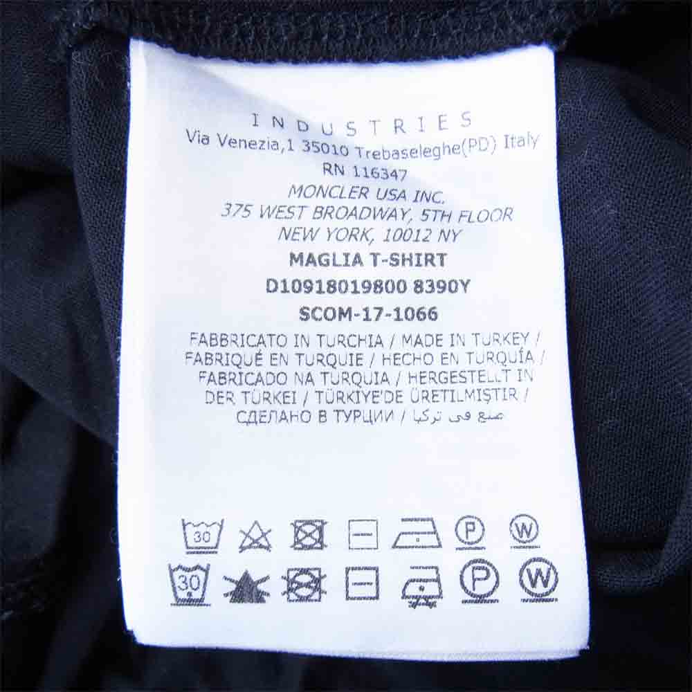 MONCLER モンクレール maglia t-shirt ポケット Tシャツ ダークネイビー系 M【中古】