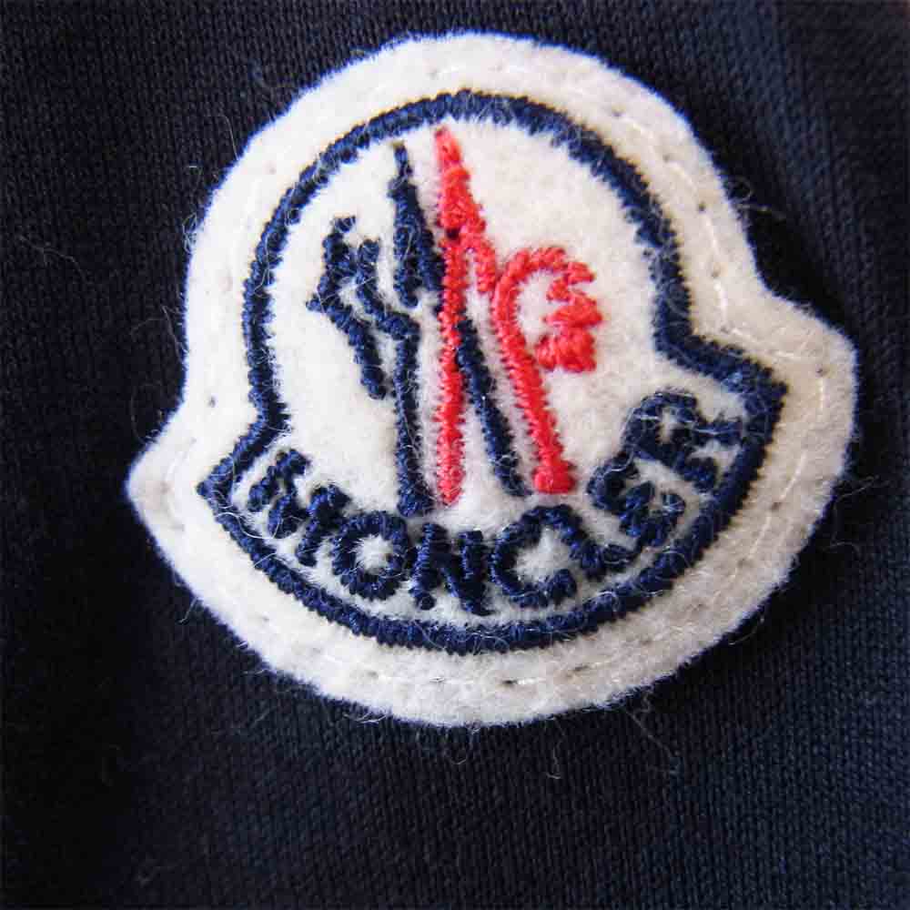 MONCLER モンクレール maglia t-shirt ポケット Tシャツ ダークネイビー系 M【中古】