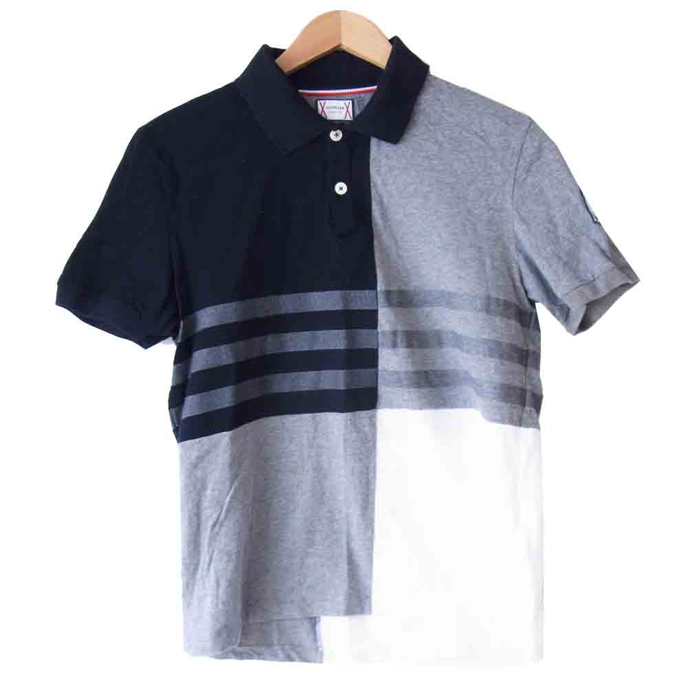 MONCLER モンクレール 国内正規品 gamme bleu ガムブルー MAGLIA POLO 切替え ポロ マルチカラー系 S【中古】