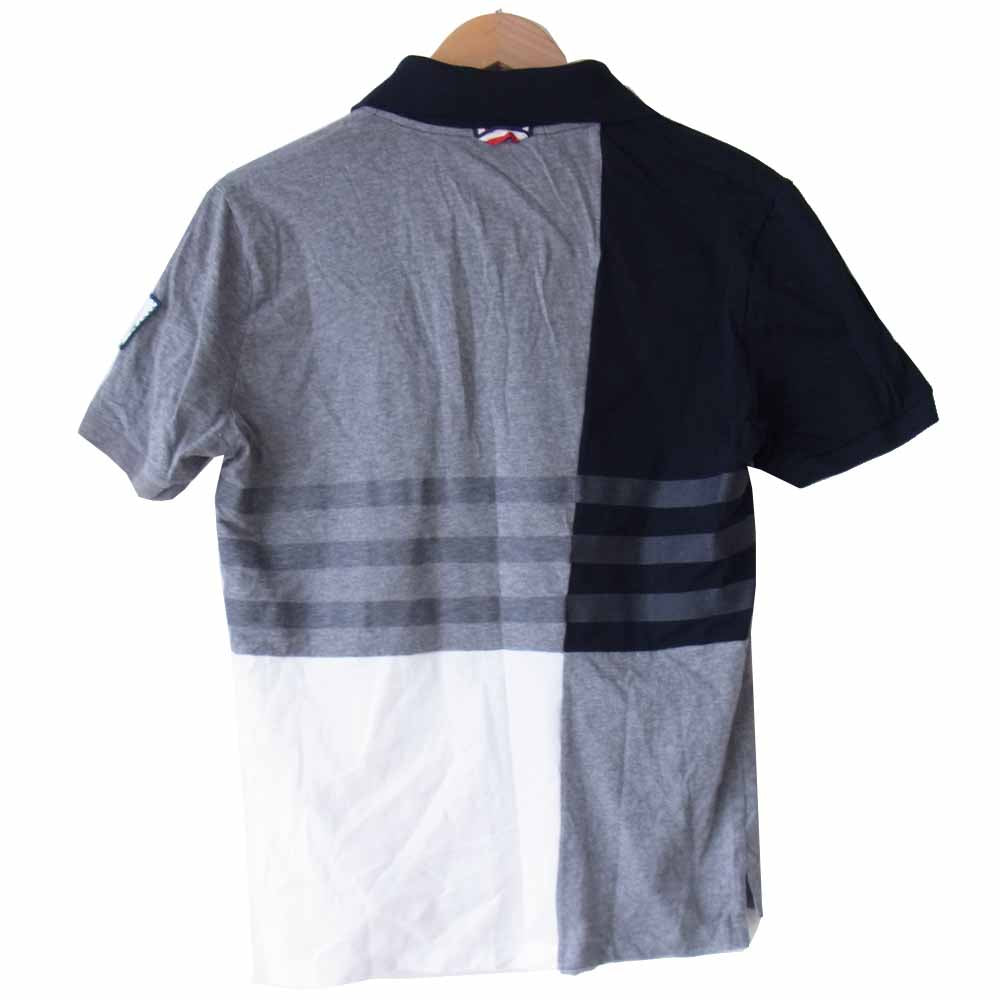 MONCLER モンクレール 国内正規品 gamme bleu ガムブルー MAGLIA POLO 切替え ポロ マルチカラー系 S【中古】