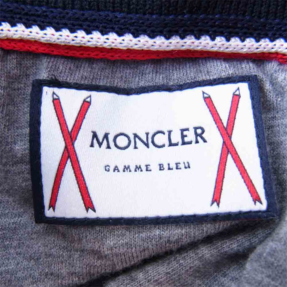 MONCLER モンクレール 国内正規品 gamme bleu ガムブルー MAGLIA POLO 切替え ポロ マルチカラー系 S【中古】
