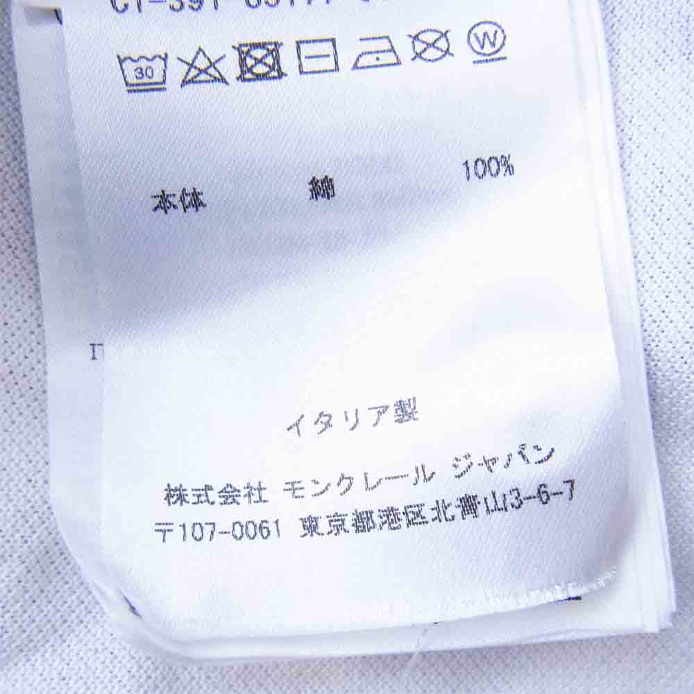 MONCLER モンクレール 国内正規品 gamme bleu ガムブルー MAGLIA POLO 切替え ポロ マルチカラー系 S【中古】