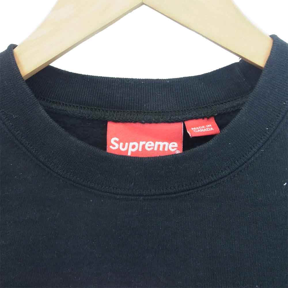 Supreme シュプリーム 20AW Aerial Crew Neck プリント スウェット ブラック系 S【中古】