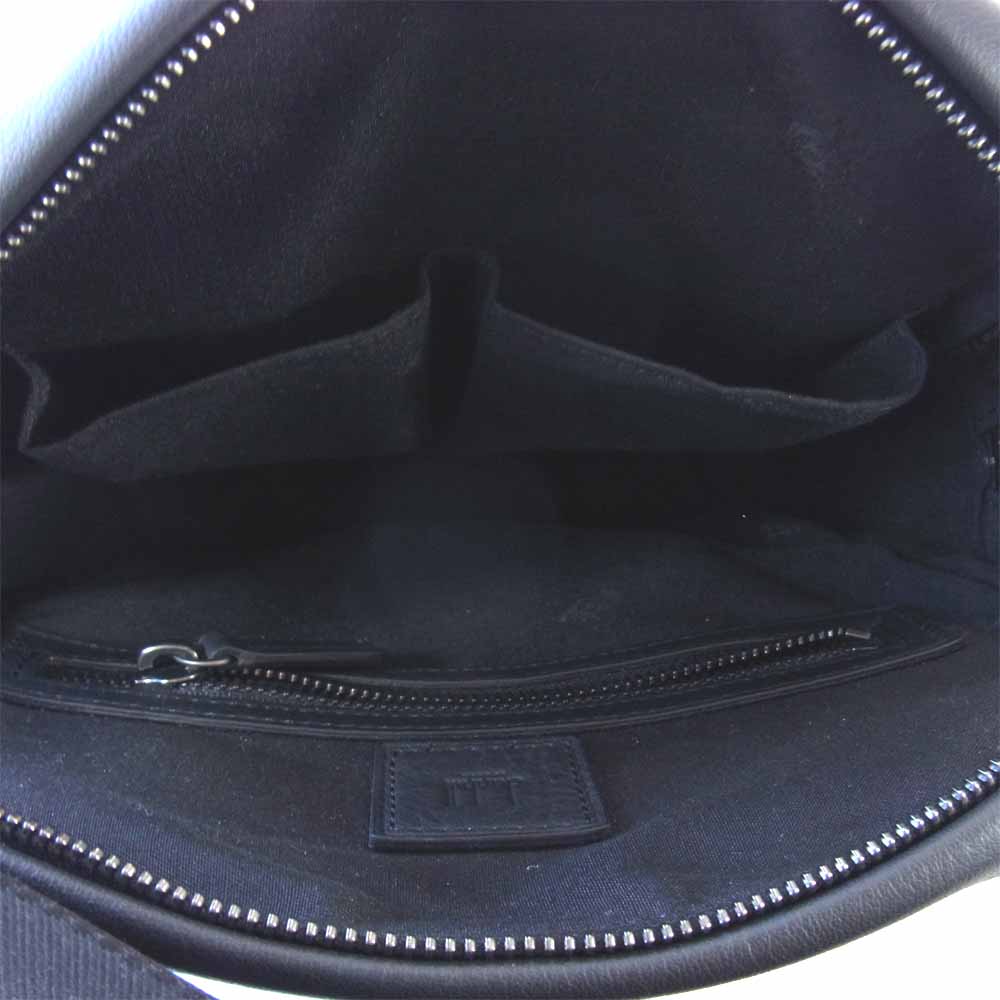 Dunhill ダンヒル  L3S161A Traveller トラベラー レザー ショルダー バッグ ブラック系【美品】【中古】