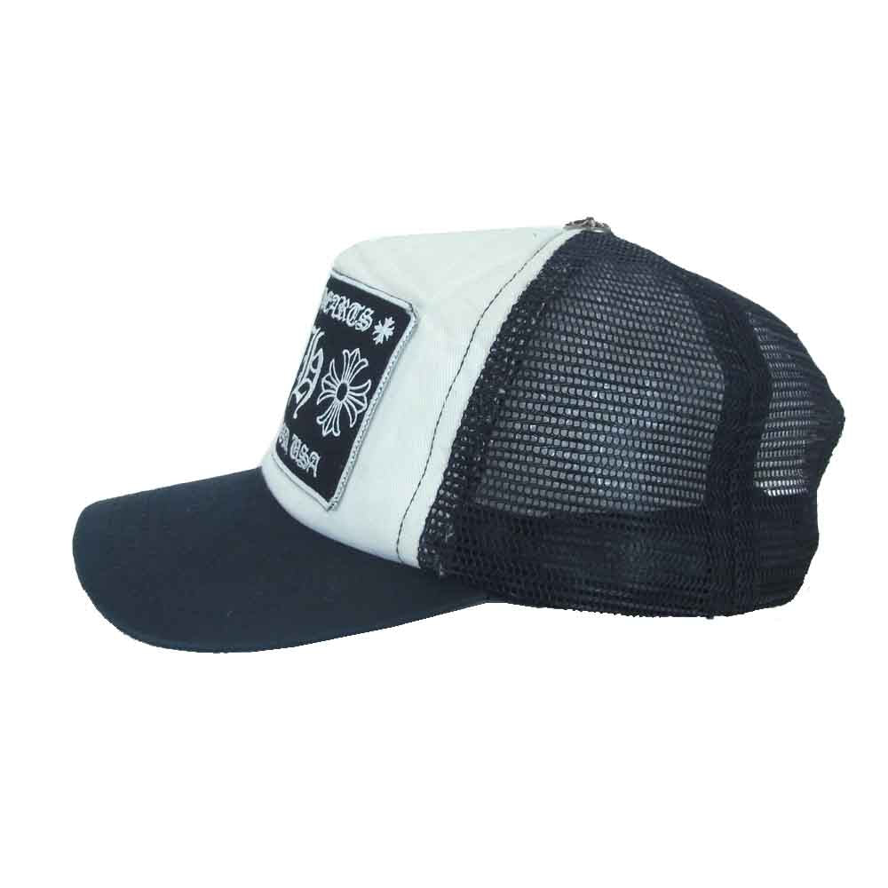 CHROME HEARTS クロムハーツ（原本無） 国内正規品 TRUCKER CAP メッシュ トラッカー キャップ ブラック系 OS【中古】