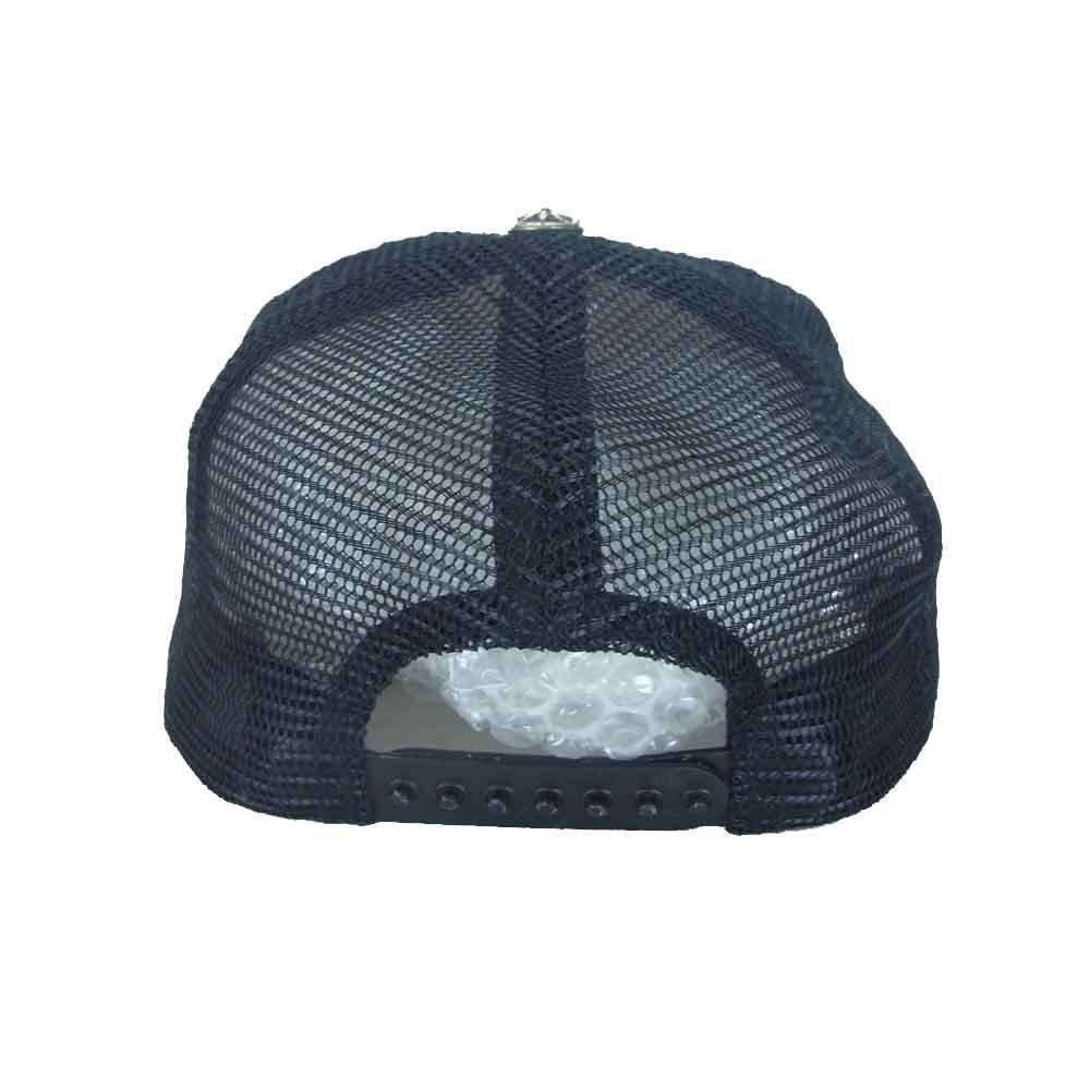 CHROME HEARTS クロムハーツ（原本無） 国内正規品 TRUCKER CAP メッシュ トラッカー キャップ ブラック系 OS【中古】