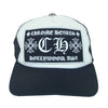 CHROME HEARTS クロムハーツ（原本無） 国内正規品 TRUCKER CAP メッシュ トラッカー キャップ ブラック系 OS【中古】