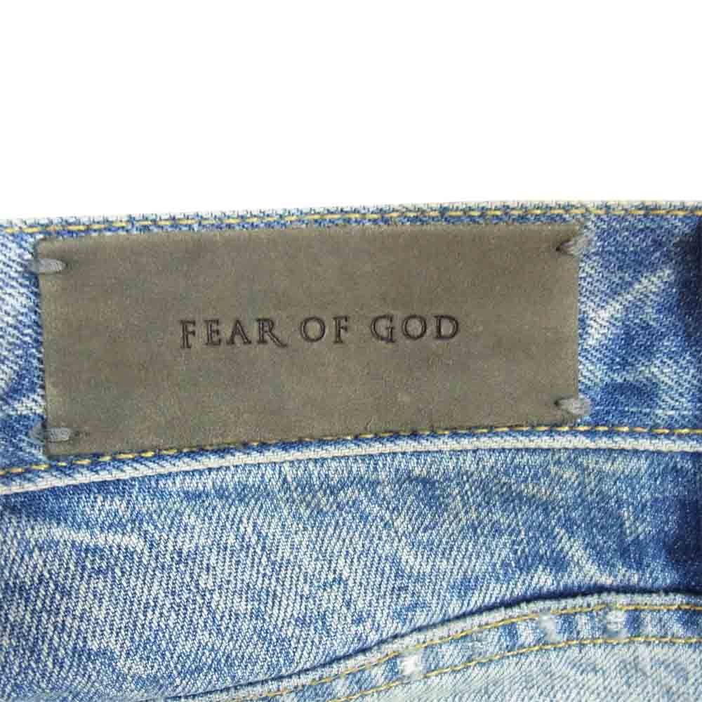 FEAR OF GOD フィアオブゴッド FOURTH Collection VINTAGE INDIGO JEAN フォースコレクション ヴィンテージ インディゴ ジーンズ インディゴブルー系 28【中古】