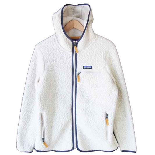 patagonia パタゴニア 19AW 22806FA19 レトロ パイル フーディ フリース ボア ジャケット ホワイト系 M【中古】