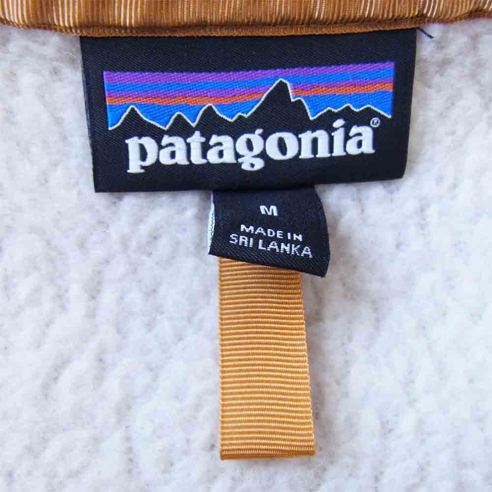 patagonia パタゴニア 19AW 22806FA19 レトロ パイル フーディ フリース ボア ジャケット ホワイト系 M【中古】