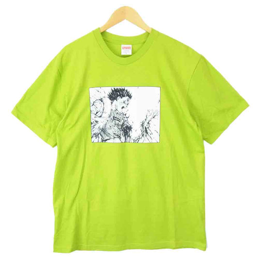 Supreme シュプリーム 17AW ×AKIRA アキラ Arm Tee ライトグリーン系 M【美品】【中古】